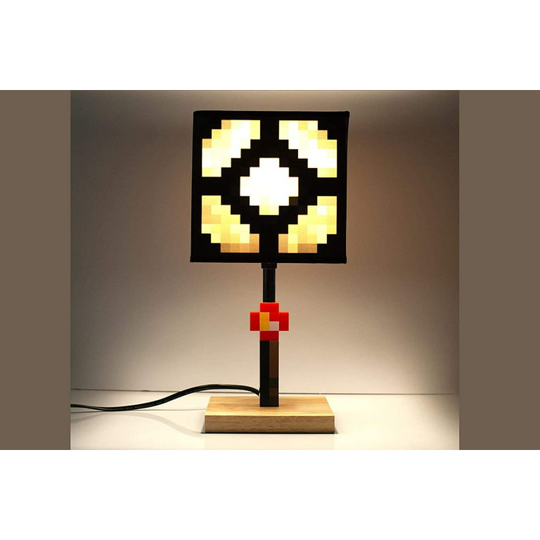 Boys Best for Homes Bedroom Living Room Or Office Teen Adults & Gamers Fun Decorative Safe & Awesome Bedside Mood Lamp Toy for Baby Minecraft Glowstone 14 Inch Corded Desk LED Night Light 